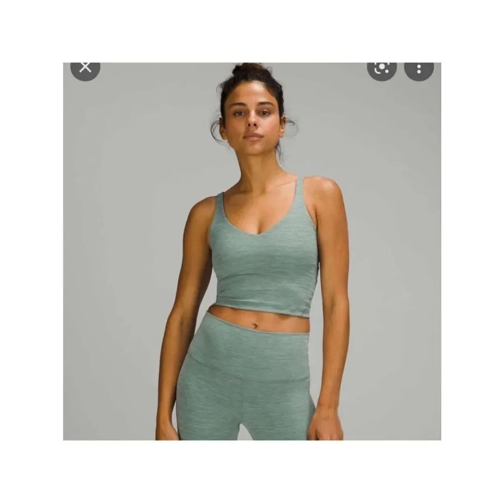 Lululemon Align Tank Top Heathered Tidewater Teal Women’s Size 4